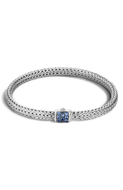 JOHN HARDY JOHN HARDY ICON BRACELET, STERLING SILVER, PAVÉ, 5MM