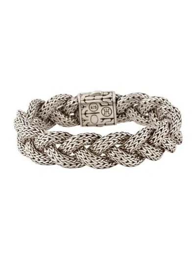 Pre-owned John Hardy Classic Chain Braided Bracelet In Multicolor