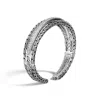 John Hardy Classic Chain Cuff With Diamonds