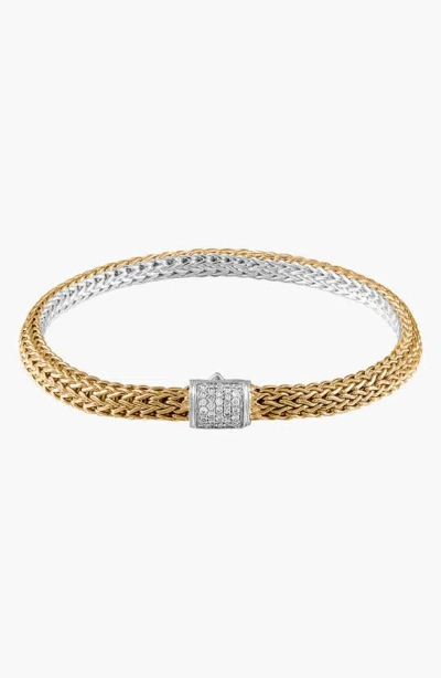 John Hardy Classic Chain Extra Small Bracelet, 5mm In Gold/silver