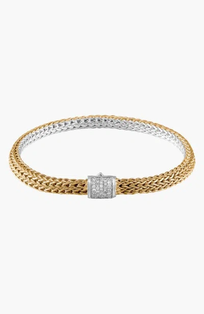 John Hardy Classic Chain Bracelet, 5mm In Gold/silver