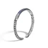 John Hardy Classic Chain Flex Cuff Bracelet In Blue Sapphire