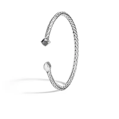 John Hardy Classic Chain Flex Cuff With Hematite