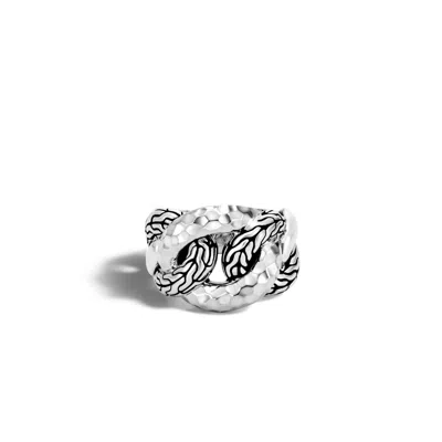 John Hardy Classic Chain Hammered Band Ring