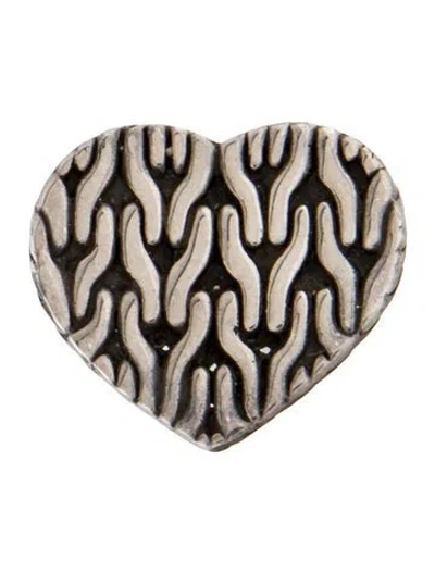 Pre-owned John Hardy Classic Chain Heart Pin In Multi