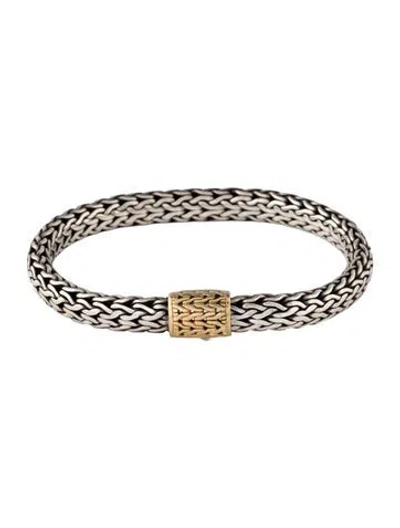 Pre-owned John Hardy Classic Chain Icon Bracelet, 7" In Multicolor