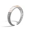 John Hardy Classic Chain Kick Cuff With White Agate