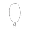 John Hardy Classic Chain Link Drop Pendant Necklace - Nb9007755x18-20 In Silver-tone