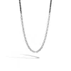 John Hardy Classic Chain Link Necklace With Black Onyx