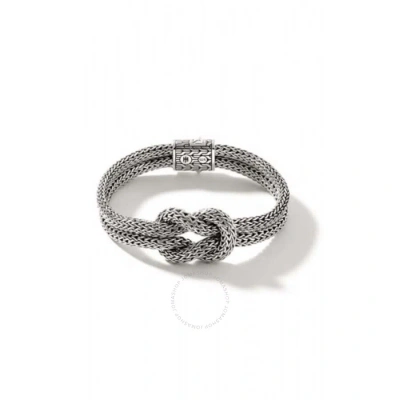 John Hardy Classic Chain Manah Double Row Sterling Silver Bracelet - Bu900980xum In Silver-tone