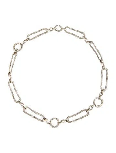 Pre-owned John Hardy Classic Chain Necklace, 18.5" In Multicolor