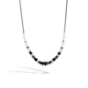 John Hardy Classic Chain Necklace With Mixed  Black And White