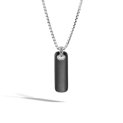 John Hardy Classic Chain Pendant Necklace In Black Jade