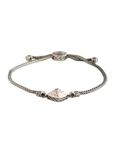 Pre-owned John Hardy Classic Chain Pull Through Bracelet, 8" In Multi