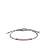 John Hardy Silver Treated Ruby Classic Chain Station Bracelet In Treated Ruby