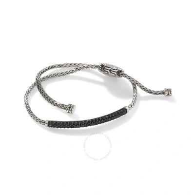 John Hardy Classic Chain Pull Through Sterling Silver Station Bracelet - Bbs901194blsbnxm In Metallic