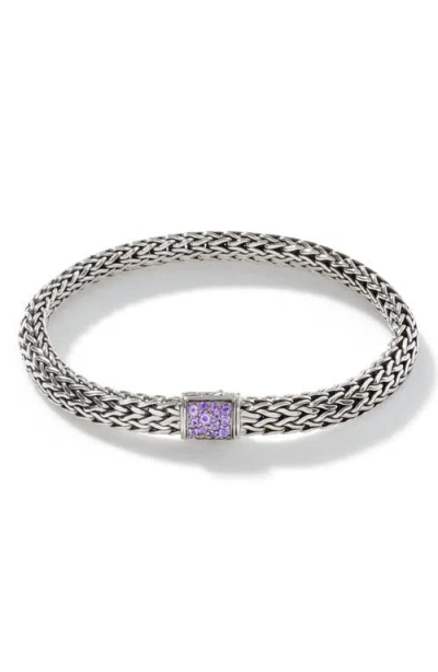 John Hardy Classic Chain Reversible 6.5mm Bracelet In Silver