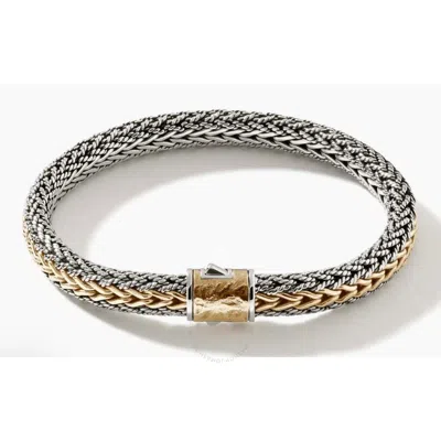 John Hardy Classic Chain Silver Aquamarine Bracelet - Bus9009691aqxum In Metallic