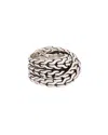John Hardy Classic Chain Silver Classic Chain Overlap Ring
