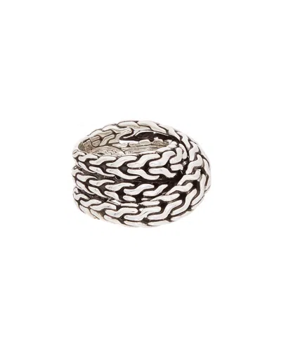 John Hardy Classic Chain Silver Classic Chain Overlap Ring