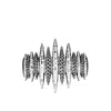 John Hardy Classic Chain Spear Hammered Flex Cuff