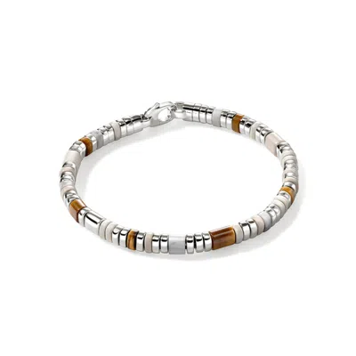 John Hardy Colorblock Bracelet In Silver