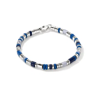 John Hardy Colorblock Bracelet In Silver