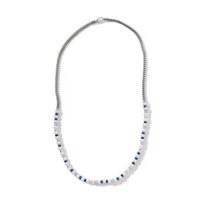 John Hardy Colorblock Pearl 3.5mm Necklace In Silver