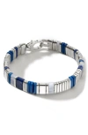 JOHN HARDY COLORBLOCK STERLING SILVER BRACELET