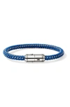 John Hardy Cord Bracelet, Sterling Silver, Rubber In Multi