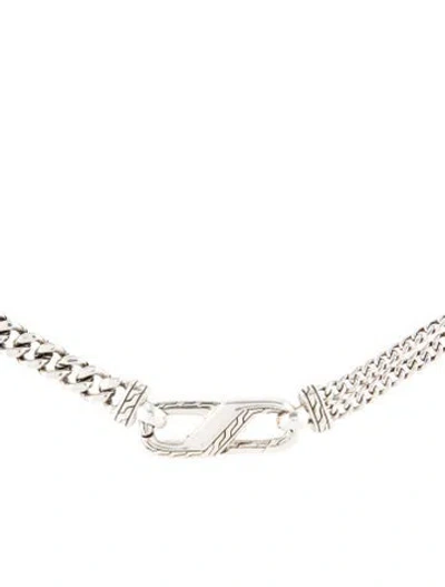 Pre-owned John Hardy Cuban Chain Necklace, 22.25" In Multi