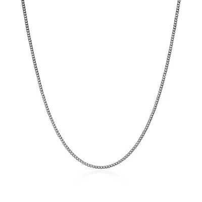 John Hardy Curb Chain Necklace, 2.1mm In Gray