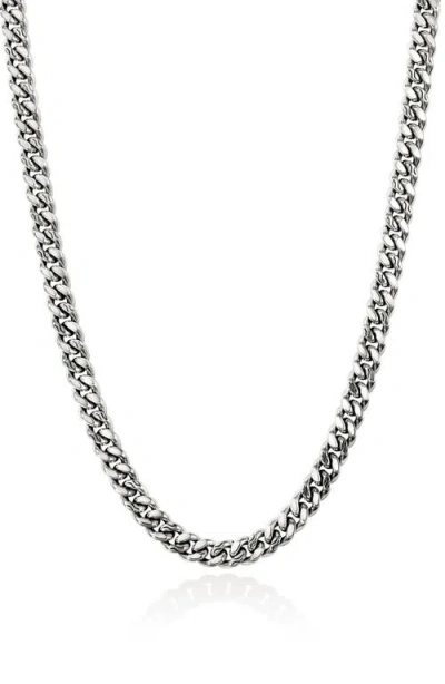 John Hardy Curb Chain Necklace In Sterling Silver - 22 Inches
