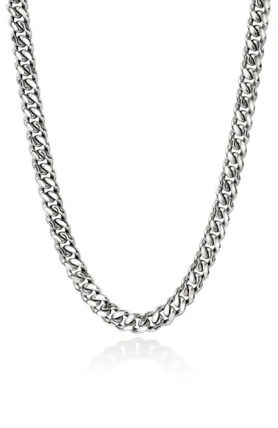John Hardy Curb Chain Necklace In Sterling Silver