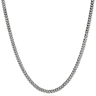 John Hardy Curb Chain Necklace In Sterling Silver
