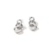 John Hardy Curb Link Drop Earring In Silver