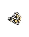 John Hardy Dayak Silver & 22k Ring In Multicolor