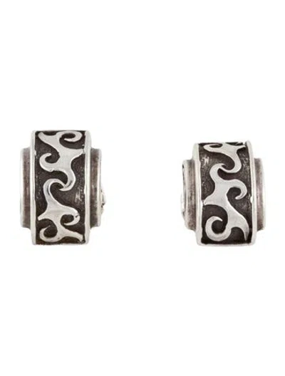 Pre-owned John Hardy Dayak Stud Earrings In Multi