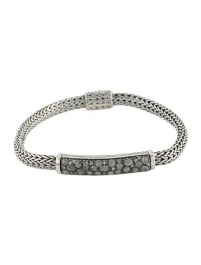 Pre-owned John Hardy Diamond Classic Chain Bracelet, 6.75" In Multi