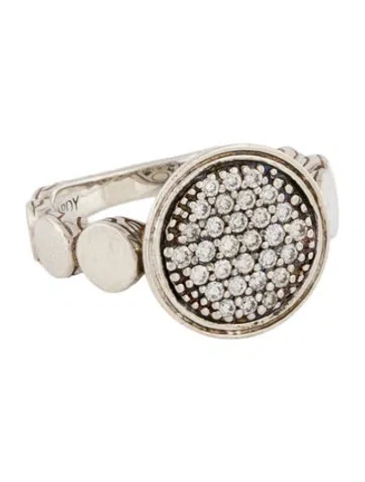 Pre-owned John Hardy Diamond Cocktail Ring In Multi