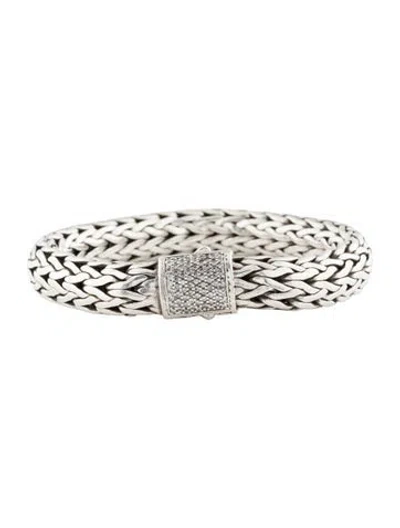 Pre-owned John Hardy Diamond Icon Baracelet, 7.25" In Multi