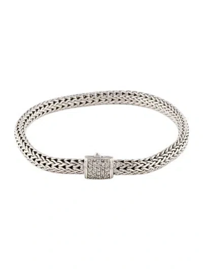 Pre-owned John Hardy Diamond Icon Link Bracelet, 6" In Multi