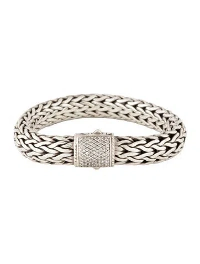 Pre-owned John Hardy Diamond Icon Link Bracelet, 6.25" In Multicolor