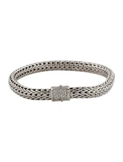 Pre-owned John Hardy Diamond Icon Link Bracelet, 6.75" In Multi