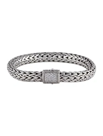 Pre-owned John Hardy Diamond Icon Link Bracelet, 6.75" In Multi