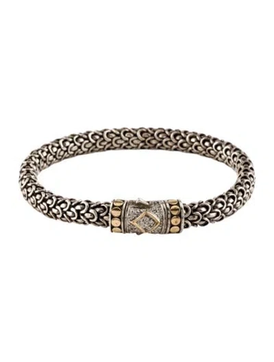 Pre-owned John Hardy Diamond Legends Naga Bracelet, 6.75" In Multi