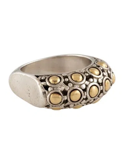 Pre-owned John Hardy Dot Band Ring In Multicolor