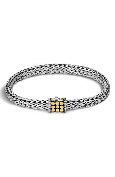 John Hardy Dot Chain Bracelet In Silver/gold