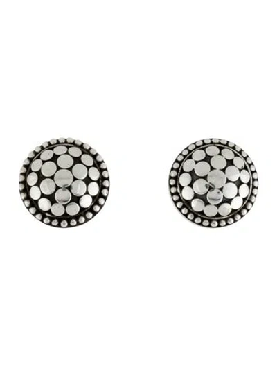 Pre-owned John Hardy Dot Clip-on Earrings In Multi