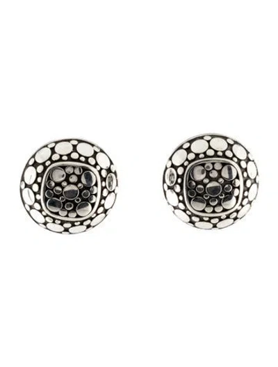 Pre-owned John Hardy Dot Clip-on Earrings In Multi